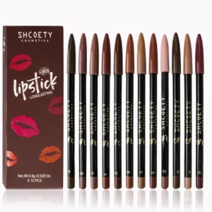 12pcs Lip Liner Pen 12 Colors Professional Lip Liner Pencil