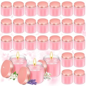 Pcs Mini Mason Jar Candles Bulk 4 oz Scented Wax Candles